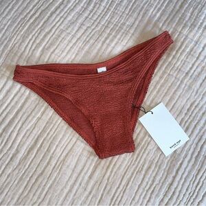 Bond-Eye Sign Brief Bikini in Bronze Shimmer